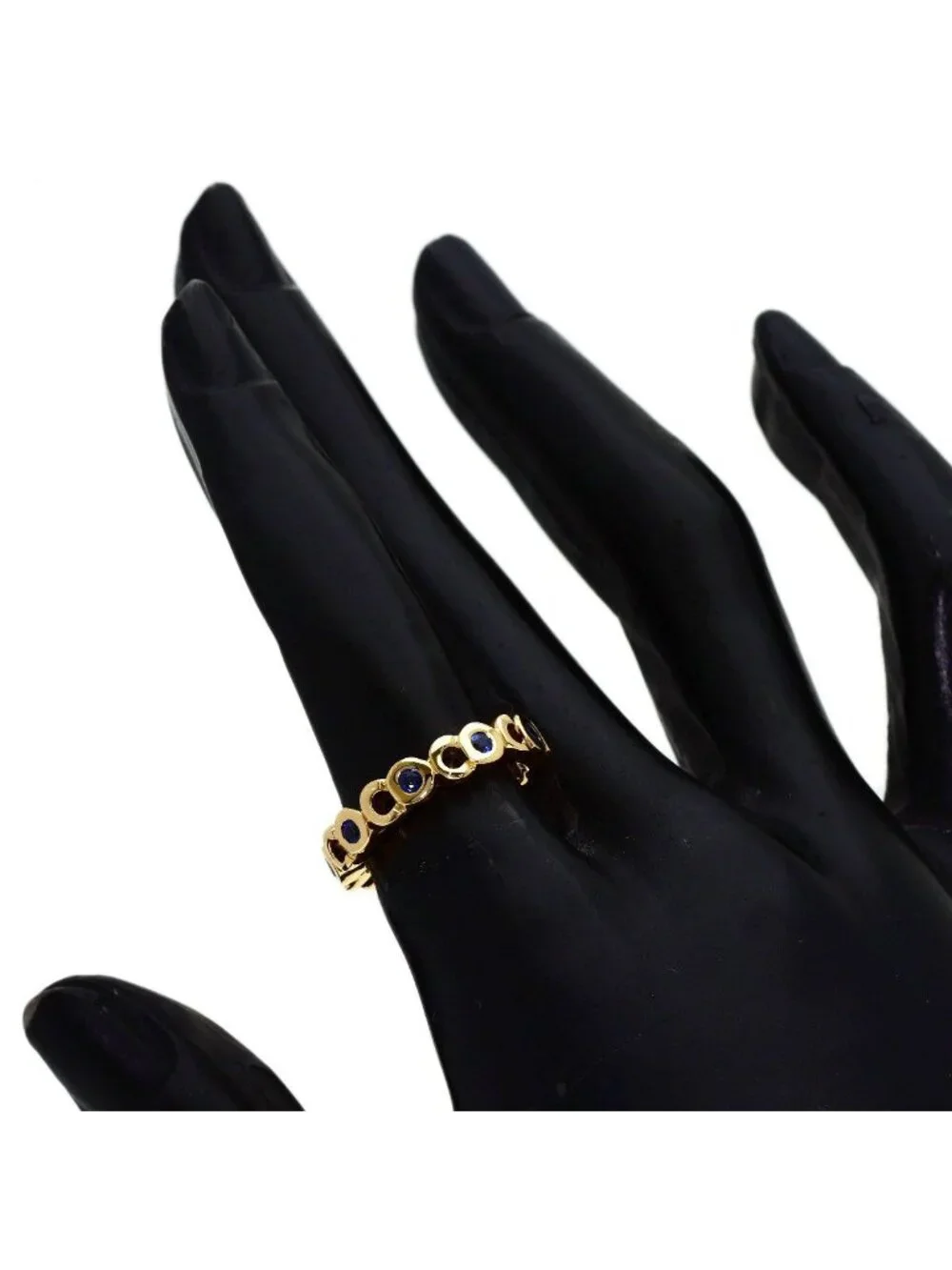 Chanel Coco Sapphire Ring 18K Yellow Gold